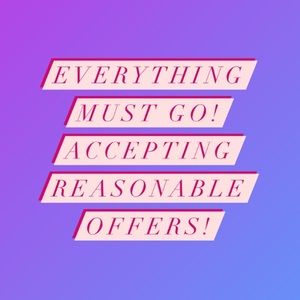 Everything must go⭐️Accepting reasonable offers⭐️